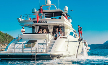 MOTORYACHT 30 M. OBSIDIAN. 4 OF THEM. 12 PEOPLE